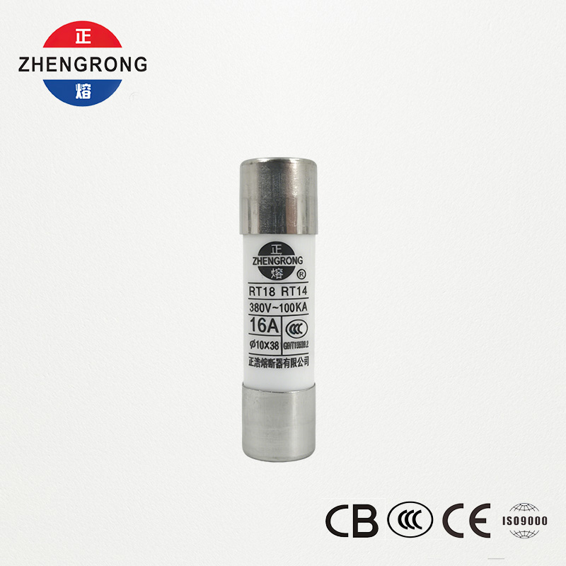 10*38 R015 16A 500V ການເຊື່ອມຕໍ່ຟິວ