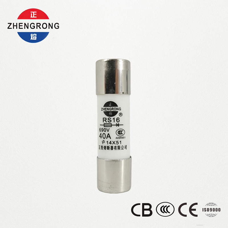 14*51mm 500V 40A RS16 ຄວາມຈຸສູງ Breaking Fuse