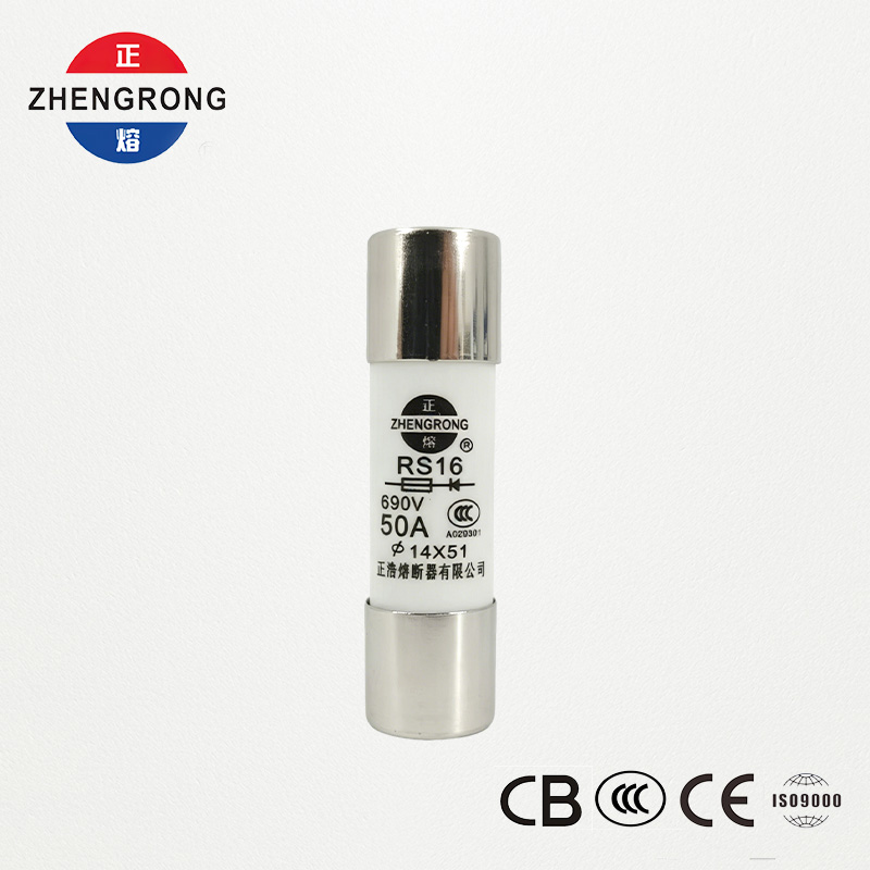 14*51mm 500V 50A RS16 ຄວາມອາດສາມາດແຕກສູງ Fuse