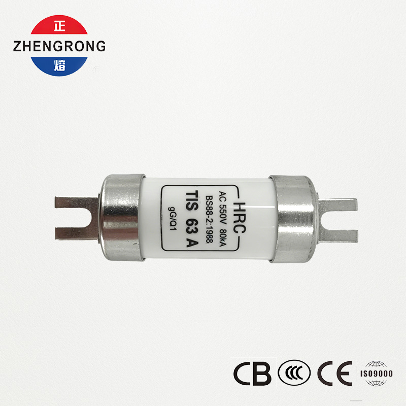 550V 63A ປະເພດມີດ HRC Fuse | BS88-2:1986 | 80kA