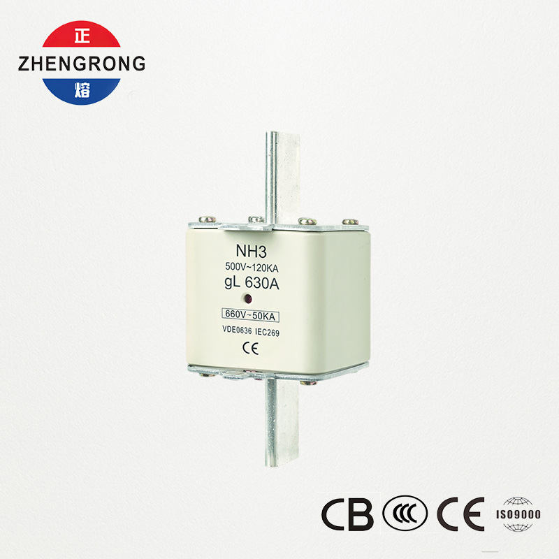 CE & IEC Certified Fuse Link NH3 660V 630A ຄວາມສາມາດແຕກສູງ