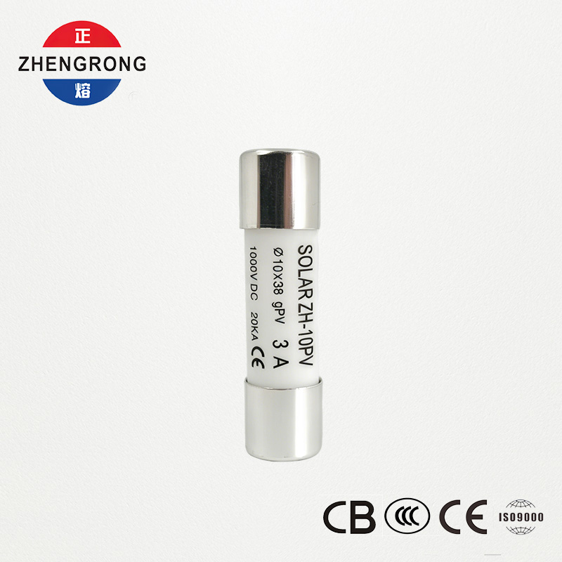 ປັບແຕ່ງ 10*38 3A Solar Panel Reset Fuse Links for Photovoltaics