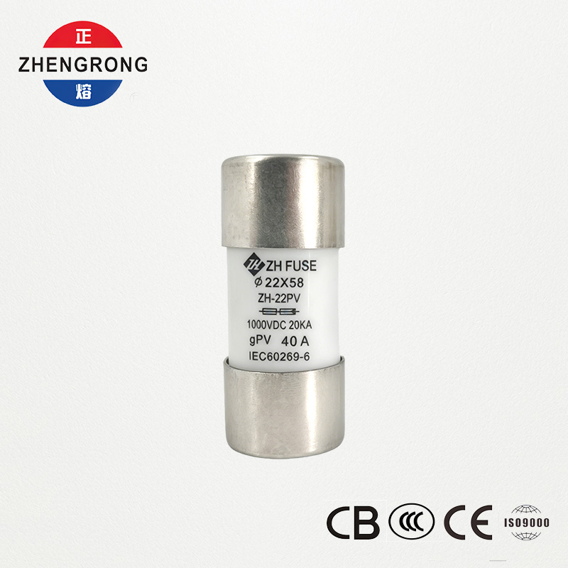 ປັບແຕ່ງ 22*58 40A Solar Panel Reset Fuse Links for Photovoltaics
