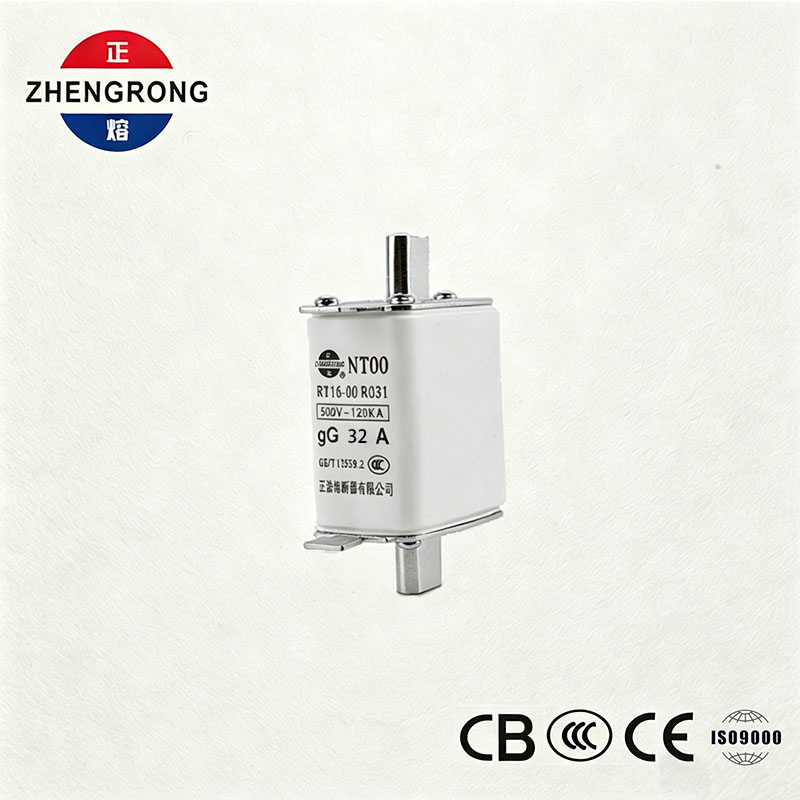 ຄວາມຈຸສູງ Breaking Capacity NT00 32A Fuse - 500V 120kA Ceramic gG Fuse Link