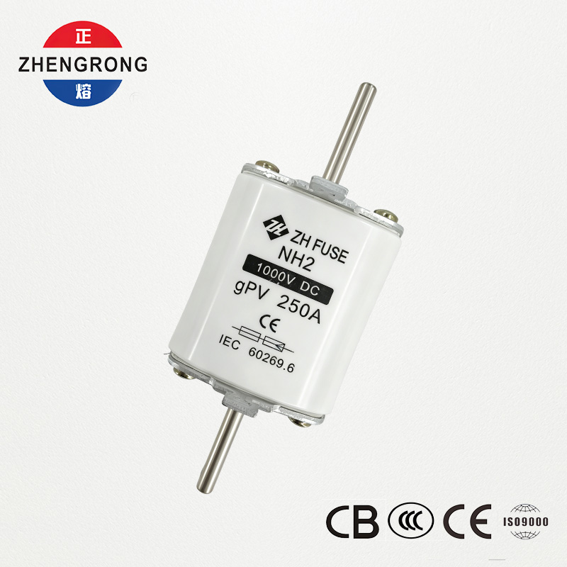 NH2 250A 1000V DC gPV Photovoltaic Fuse Link - IEC 60269.6 ໄດ້ຮັບການຮັບຮອງ
