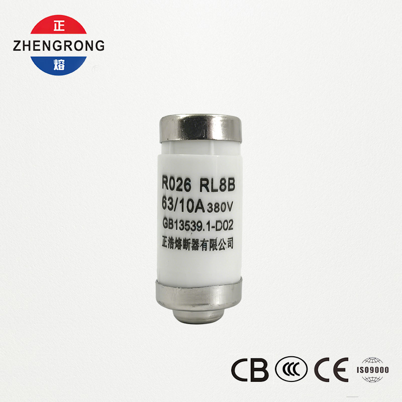 R026 RL8B 380V 63/10A Screw-Type Ceramic Fuse ແຮງດັນຕໍ່າ