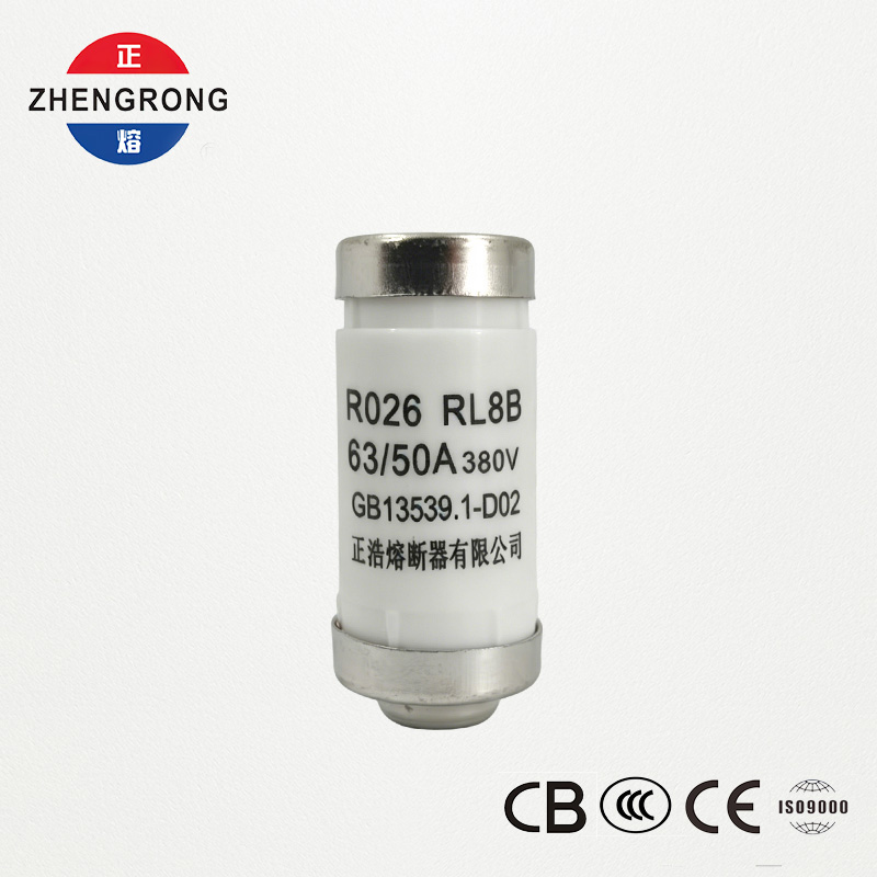 R026 RL8B 63A 380V D02 ການເຊື່ອມຕໍ່ Fuse ອຸດສາຫະກໍາ