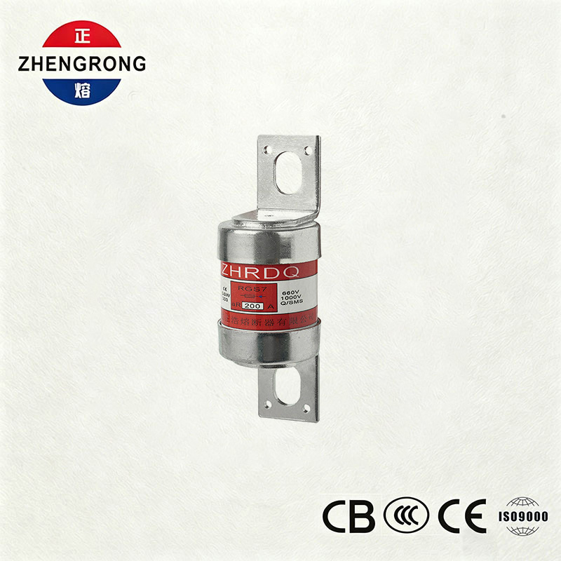 RGS11 100A 500V Bolt-On Fuse ທີ່ເຮັດໜ້າທີ່ໄວ