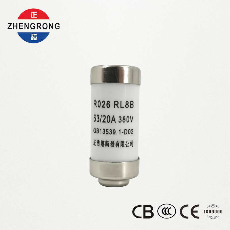 RL8B R026 380V Fuse | ມາດຕະຖານ 20A/63A D02