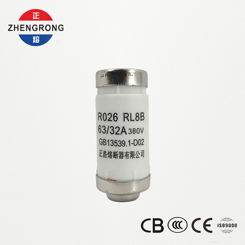RL8B R026 380V Fuse | ມາດຕະຖານ 32A/63A D02